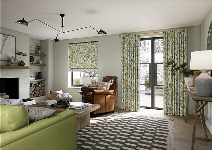 Parchment, Fern - Roman Blind - Image 7